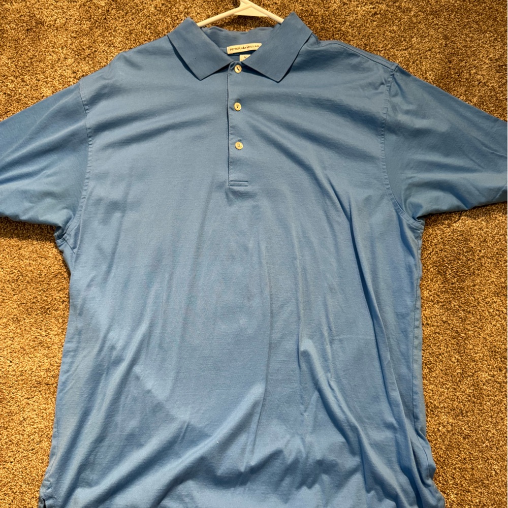 Men’s Peter Millar cotton polo medium